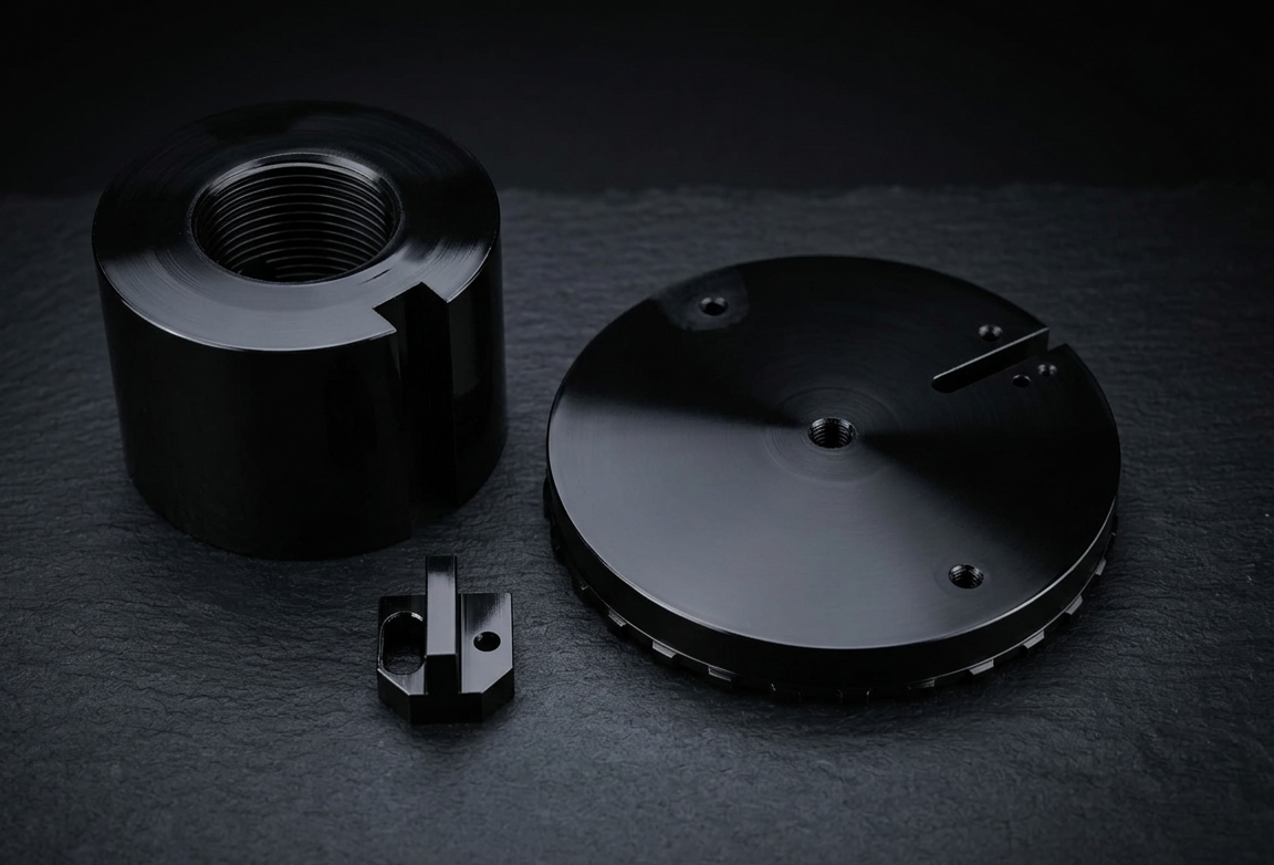 Black oxide finishing in Singapore — blackened corrosion-resistant steel spare parts by Active Treatment Pte Ltd
